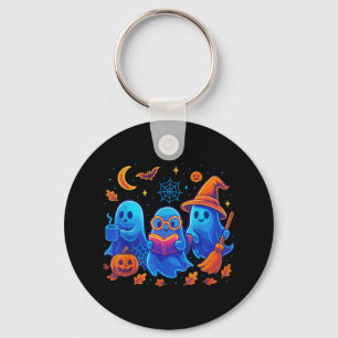 Little Ghost Coffee Tee, Spooky Season Ghost Readi Keychain
