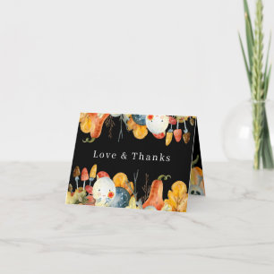 Little Ghost Halloween Baby Shower Thank You Card