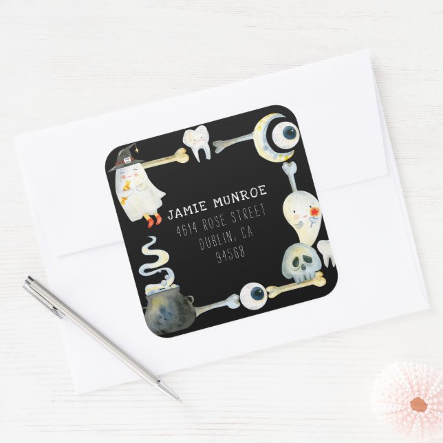 Little Ghost Halloween | Return Address Label (Envelope)