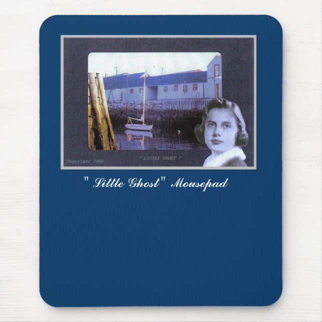 " Little Ghost "  Mousepad - Customized (Front)