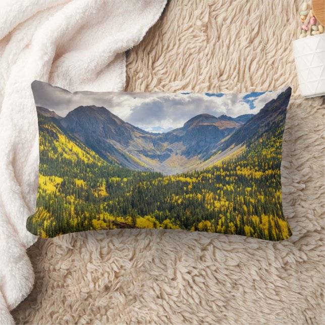 Little Giant & Kendall Peak, Silverton, Colorado Lumbar Pillow (Blanket)