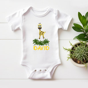 Little giraffe baby bodysuit