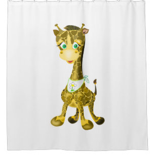 Little Giraffe Shower Curtain