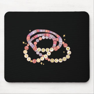 Little Girl 100 Days Of School Funny Friendship Br Mouse Pad