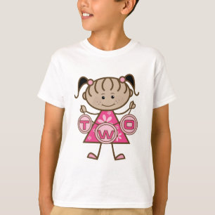 Little Girl 2nd Birthday T-shirts and Gifts
