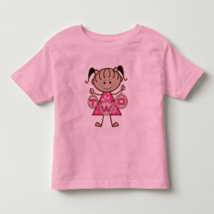 Little Girl 2nd Birthday T-shirts and Gifts