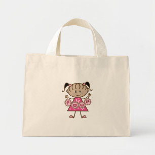 Little Girl 4th Birthday Tshirts and Gifts Mini Tote Bag