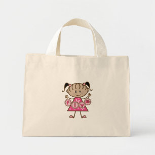 Little Girl 5th Birthday Tshirts and Gifts Mini Tote Bag
