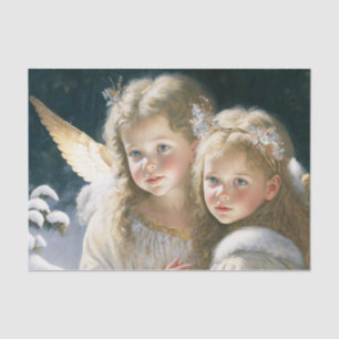 Little Girl Angels Tissue Paper
