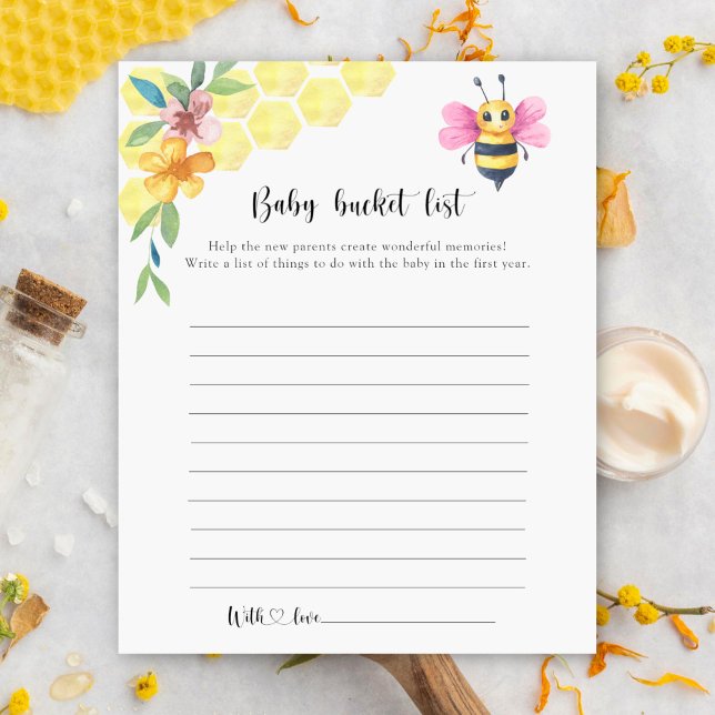 Little Girl Bee - Baby bucket list (Creator Uploaded)