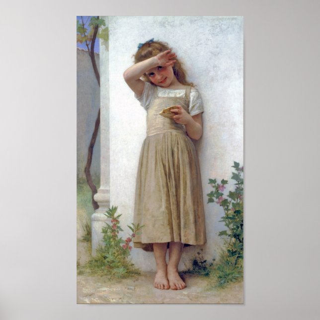 Little Girl, Bouguereau Poster (Front)