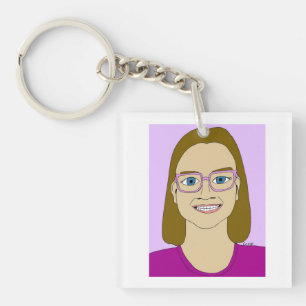 little girl   keychain