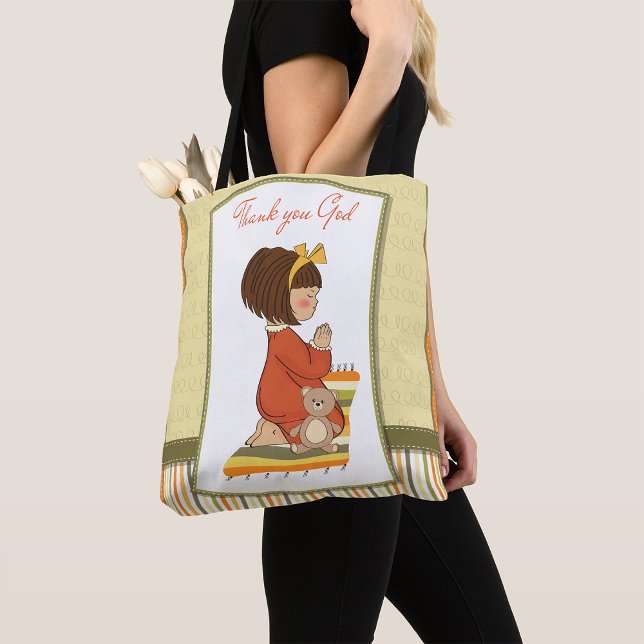 Little Girl Praying Tote Bag (Creator Uploaded)