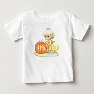 Little Girl & Pumpkin Toddler Long Sleeves Tee