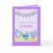 Little girl purple green birthday