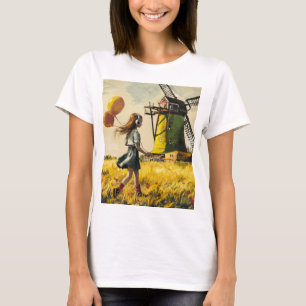 LITTLE GIRL WALKING  T-Shirt