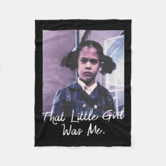 Little Girl Was Me T Shirt Kamala Harris 2020 Fleece Blanket