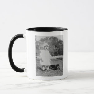 Little Girl with Toy Wagon Mug