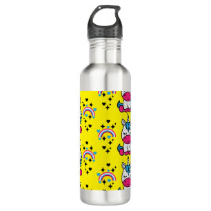 Little Girls Unicorn Pony 710 Ml Water Bottle