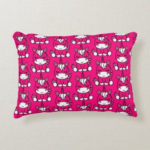 Little Girls Unicorn Pony Accent Pillow
