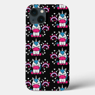 Little Girls Unicorn Pony iPhone 13 Case