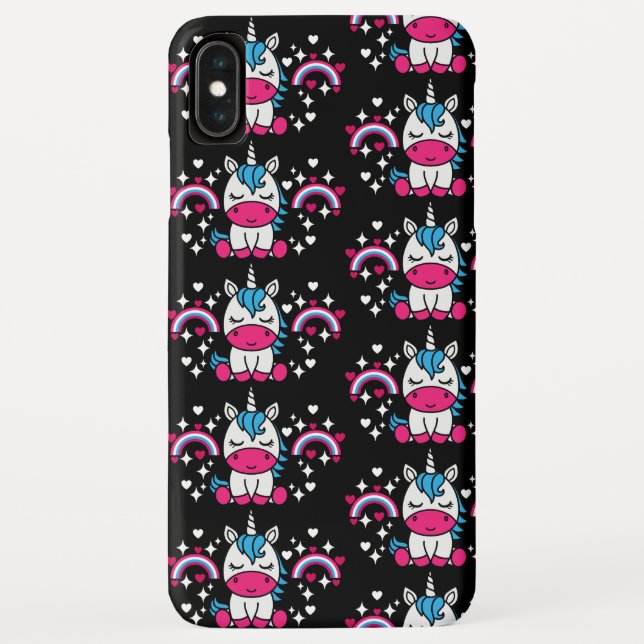 Little Girls Unicorn Pony Case-Mate iPhone Case (Back)
