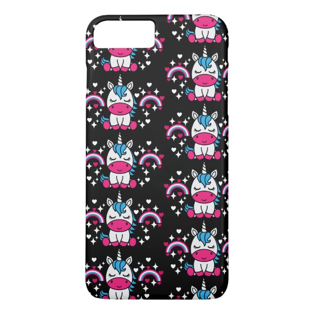 Little Girls Unicorn Pony Case-Mate iPhone Case (Back)