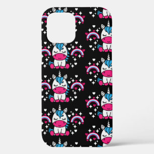 Little Girls Unicorn Pony iPhone 12 Pro Case