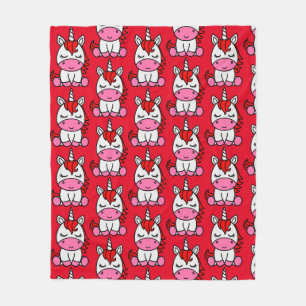 Little Girls Unicorn Pony Fleece Blanket