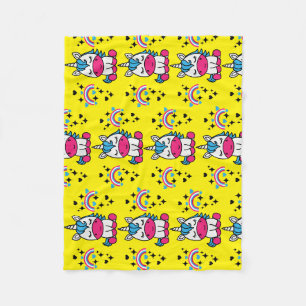Little Girls Unicorn Pony Fleece Blanket