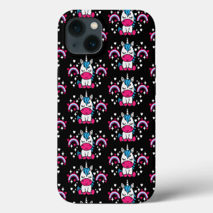 Little Girls Unicorn Pony iPhone 13 Case
