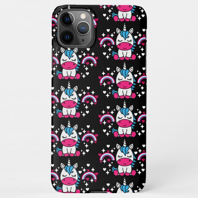 Little Girls Unicorn Pony iPhone Case (Back)