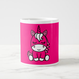 Little Girls Unicorn Pony Large Coffee Mug