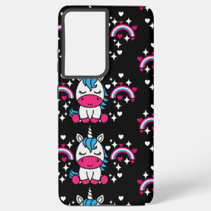Little Girls Unicorn Pony Samsung Galaxy Case