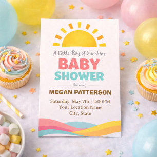Little Golden Ray Celebration Invitation