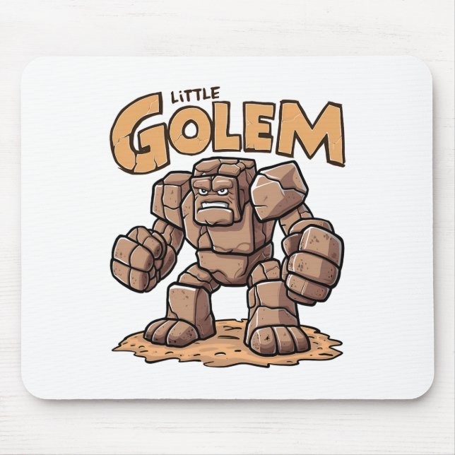 Little Golem Ck To School Kid Golem  Mouse Pad (Front)