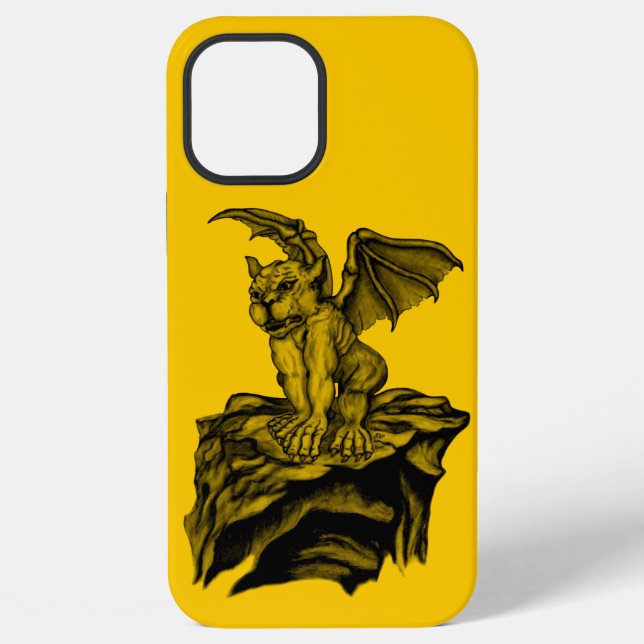 Little Golem Gargoyle iPhone Case (Back)