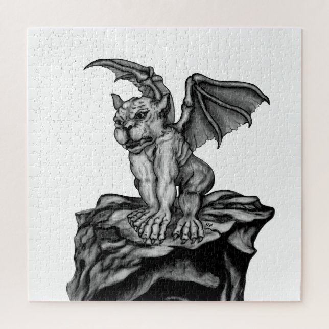 Little Golem Gargoyle Jigsaw Puzzle (Vertical)