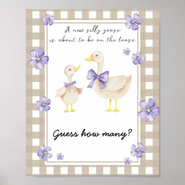 Little goose - Guess how many? Poster (Front)