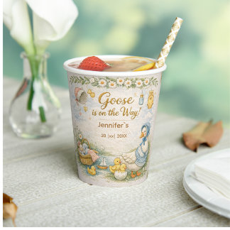 little goose is on the way  paper cups