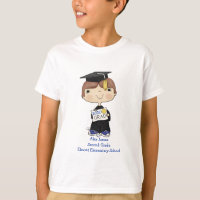 Little Graduate Boy Brown Hair