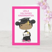 Little Graduate Girl Dark Skin