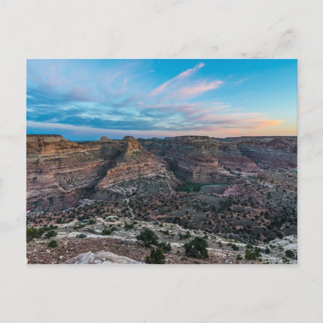 Little Grand Canyon Sunset - Wedge Overlook - Utah Postcard (Front)