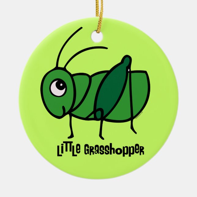 Little Grasshopper Ornament (Front)