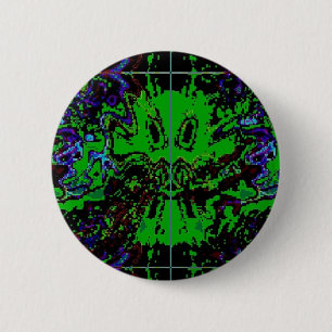 Little green Devil 2 Inch Round Button