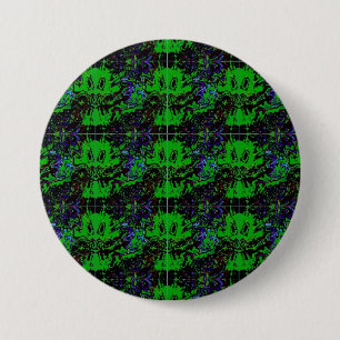Little green Devil 3 Inch Round Button