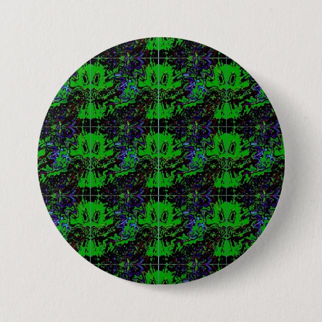Little green Devil 3 Inch Round Button (Front)