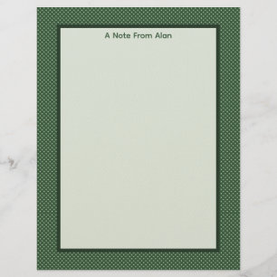 Little Green Diamonds Letterhead