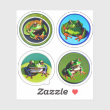 Little Green Frog Frogs on Lilly Pads Assortment #