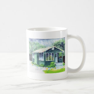 Little Green House at Christmas Mug
